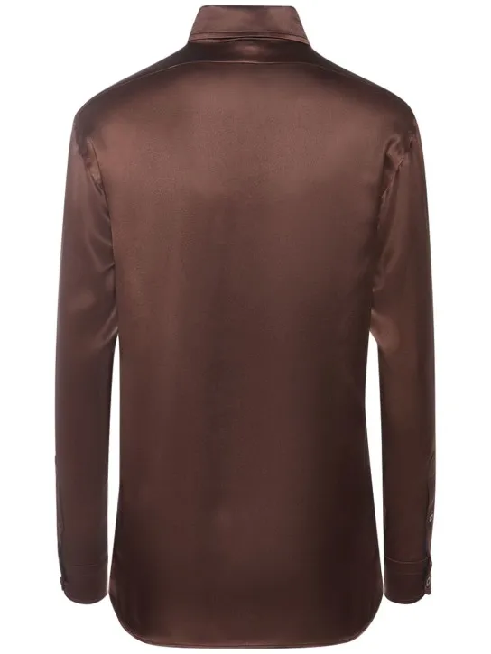 Tom Ford   Fluid silk charmeuse shirt 