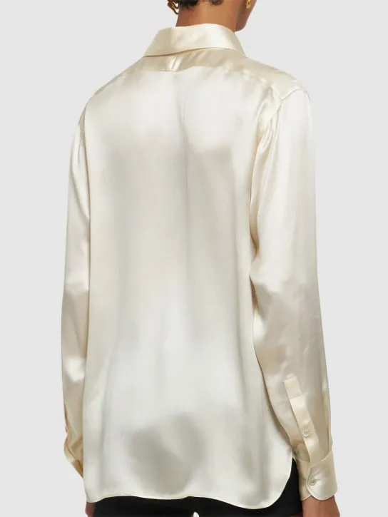 Tom Ford   Fluid silk charmeuse shirt 