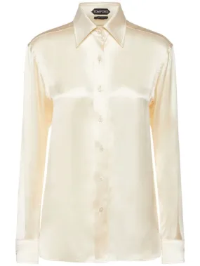 Tom Ford   Fluid silk charmeuse shirt 