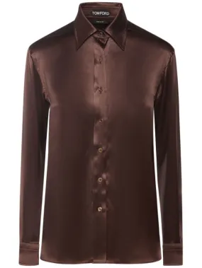 Tom Ford   Fluid silk charmeuse shirt 