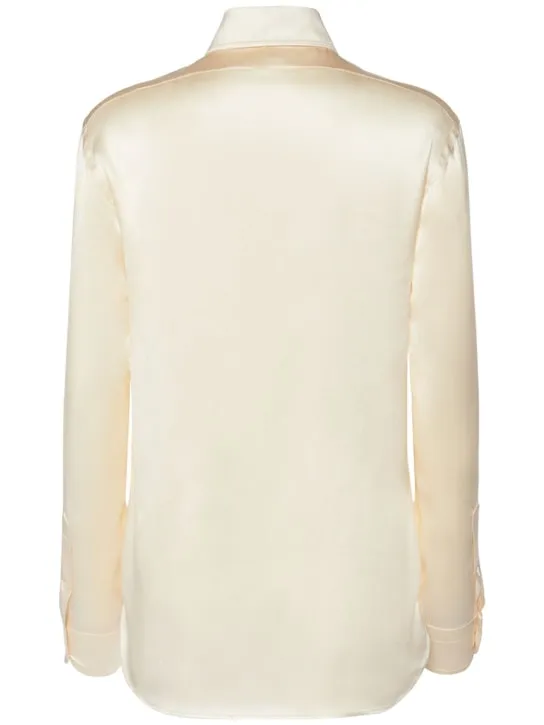 Tom Ford   Fluid silk charmeuse shirt 