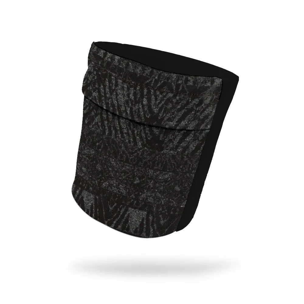 Tribal Gray Fashion and Black Wicking Armband 6.22" Height