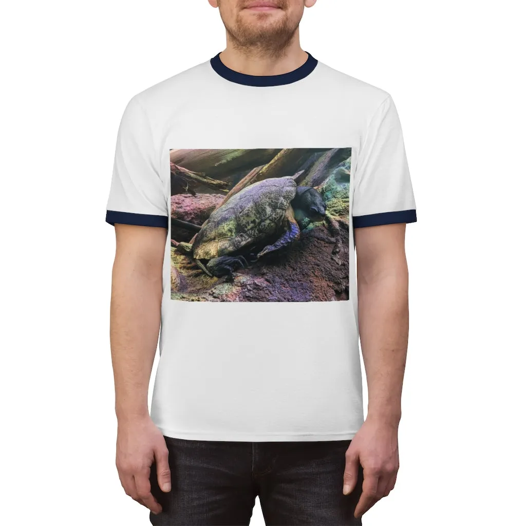 Turtle Unisex Ringer Tee