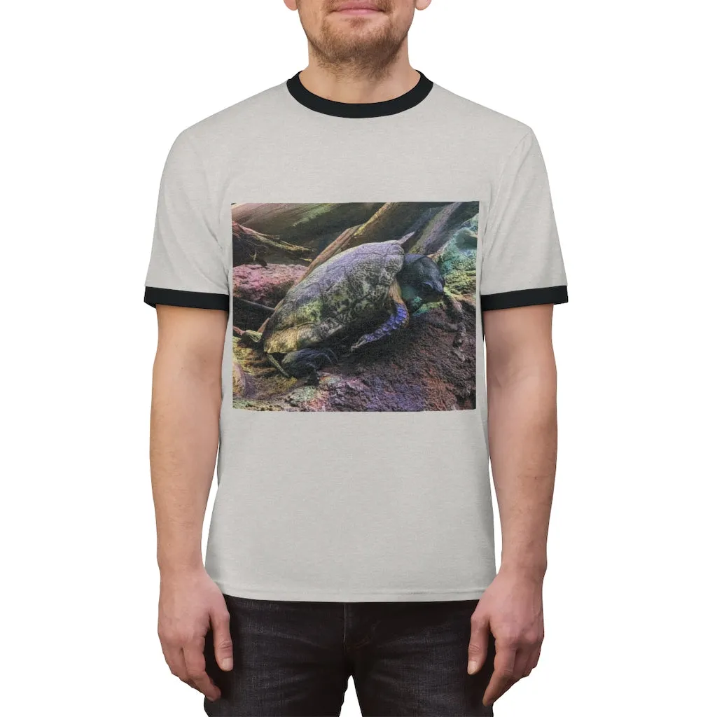 Turtle Unisex Ringer Tee
