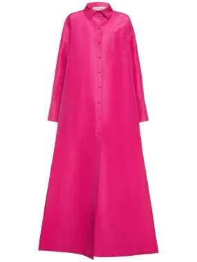 Valentino   Silk faille shirt gown 