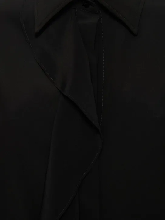 Victoria Beckham   Ruffled silk shirt 