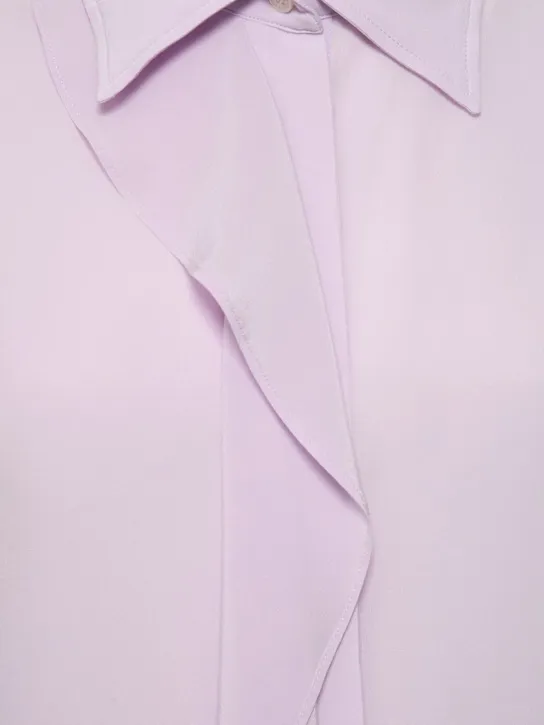 Victoria Beckham   Ruffled silk shirt 